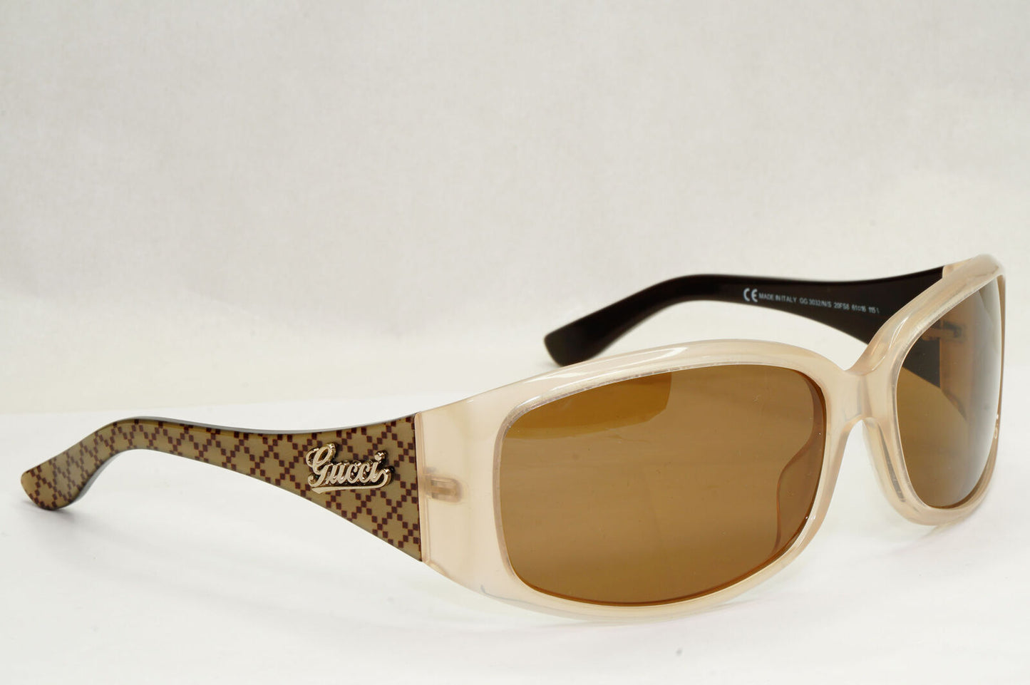 Gucci Sunglasses 2006 Vintage Monogram Unisex Square GG 3032/N/S 20FS8 060324