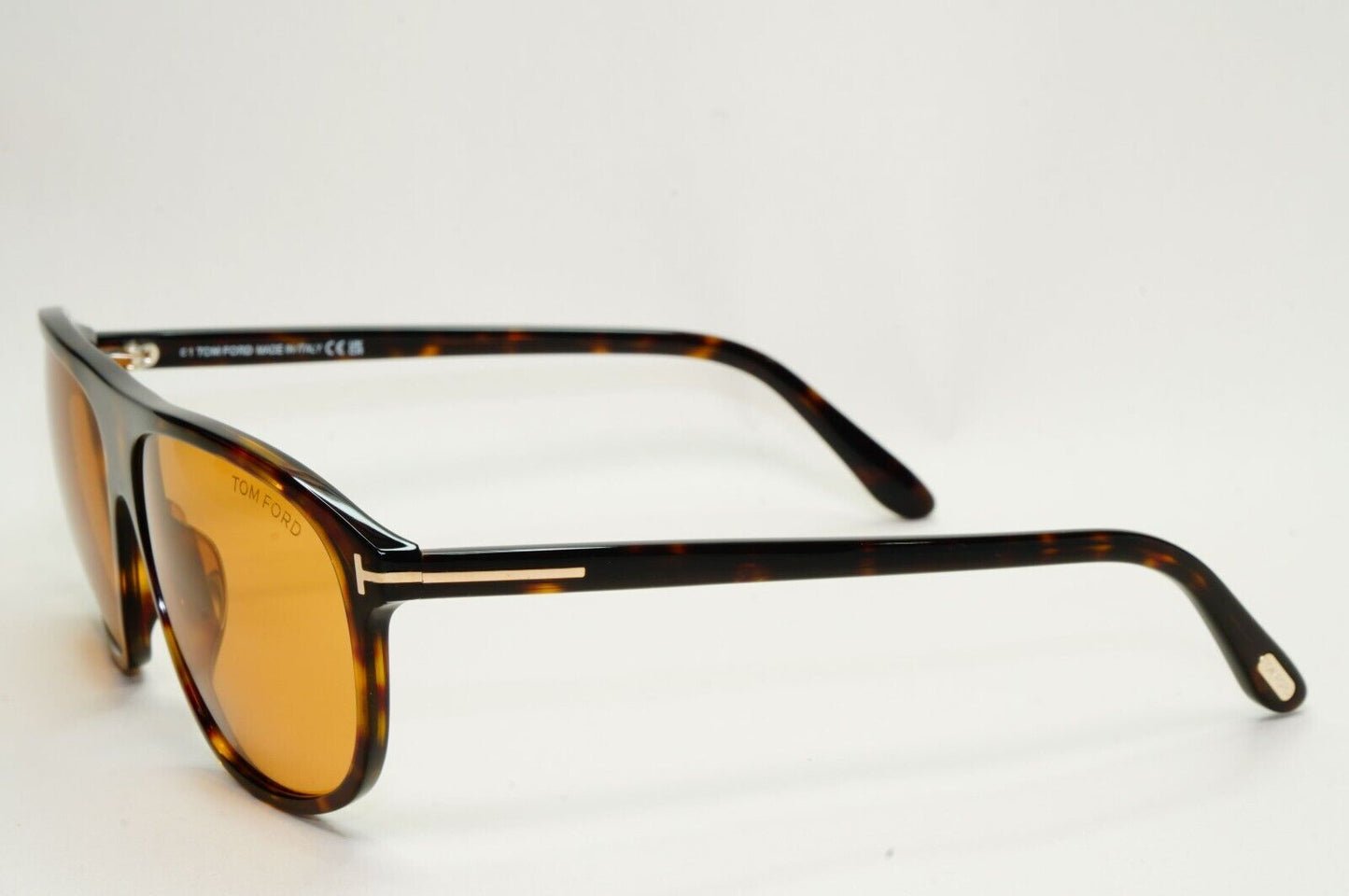 Tom Ford Sunglasses Prescott Brown Tortoiseshell Square FT1027 TF 1027 52E