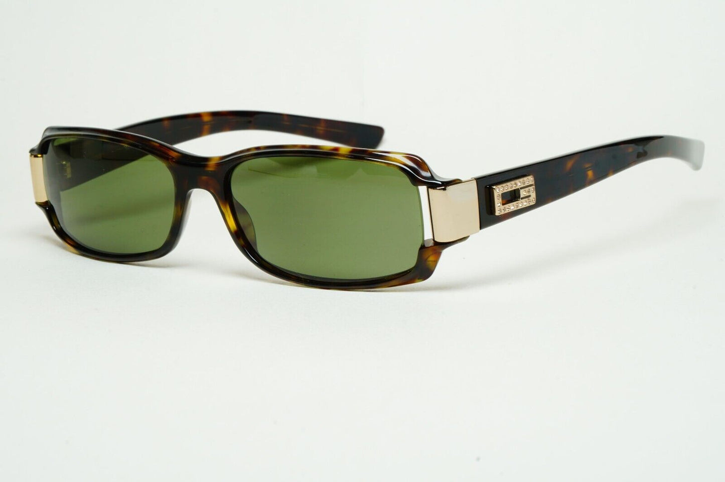 Gucci Sunglasses 1998 Vintage Brown Rectangle Small GG 2548/STRASS 086 180125