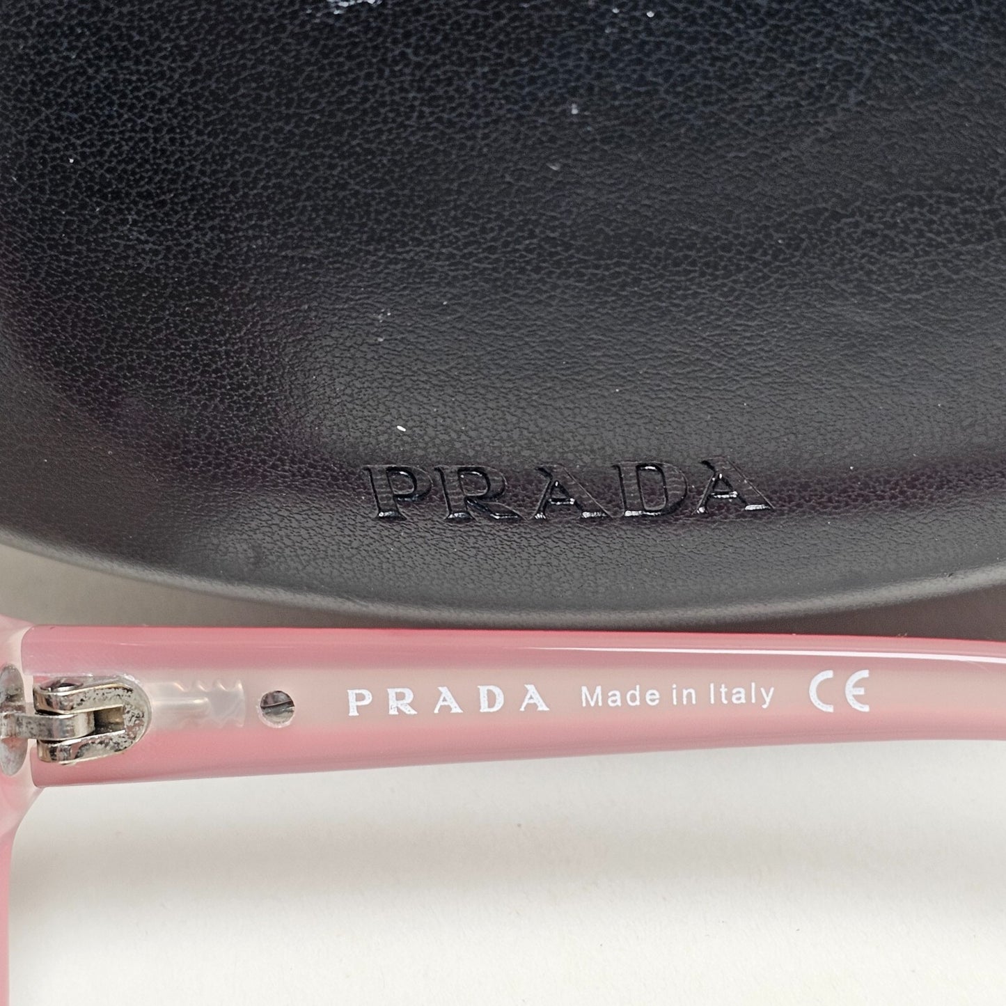 Prada Sunglasses 2006 Vintage Pink Brown Large PR19IS SPR 19I 7BW-6S1 070325