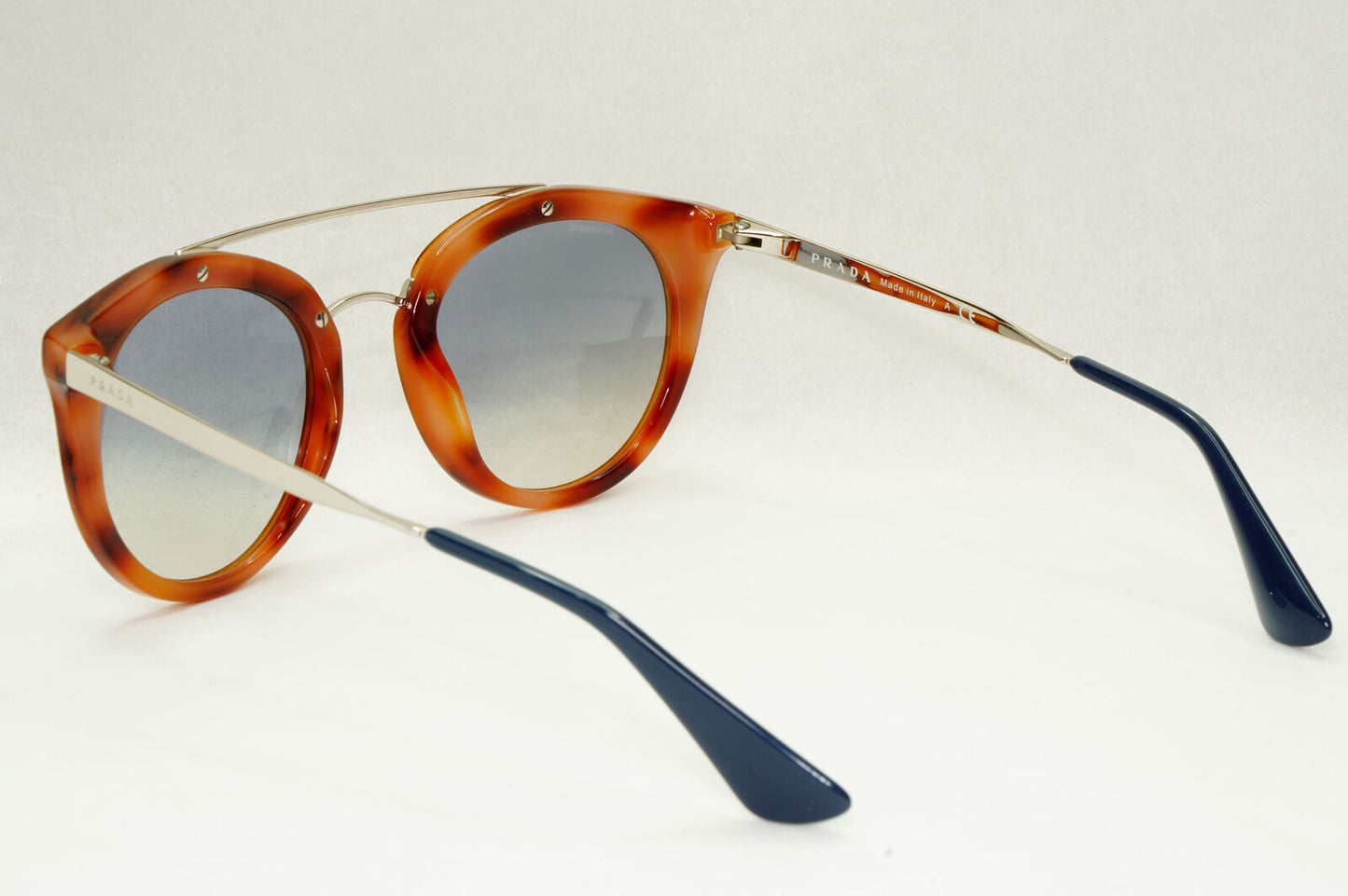 Prada Sunglasses Cinema Catwalk Brown Silver Mirror PR23SS SPR 23S USE-5R0
