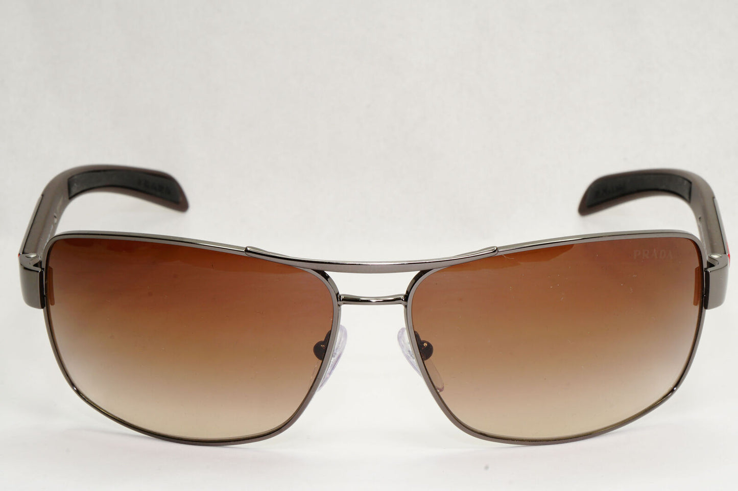 Prada Sunglasses Brown Gradient Wrap Navigator Square PS54IS SPS 54I 5AV-6S1