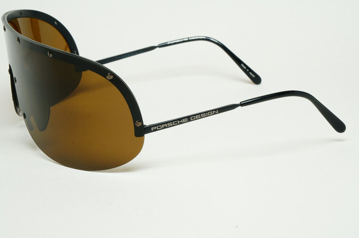 Porsche Design Sunglasses Titanium Brown Black P8000 Series Shield Visor P8479 C
