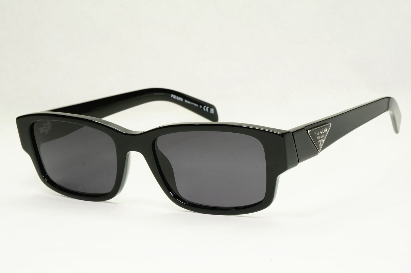Prada Sunglasses Black Triangle Logo Symbole PR07ZV VPR 07Z 1AB-1O1