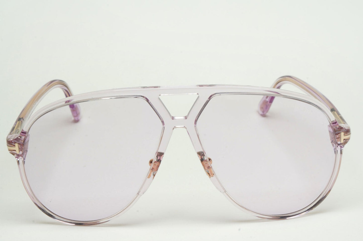 Tom Ford Sunglasses Bertrand Lilac Violet Oversized Pilot FT1061 TF 1061 78Y