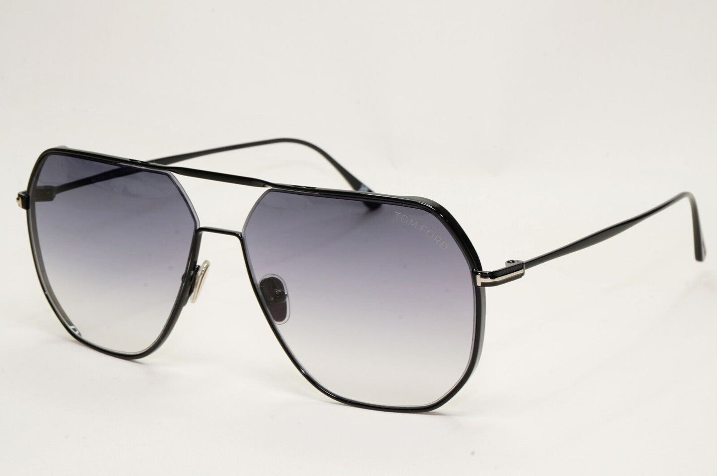 Tom Ford Sunglasses Gilles-02 Black Grey Metal Square FT0852 TF 852 01B 61mm
