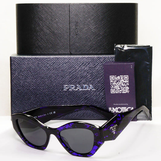 Prada Symbole Sunglasses Black Purple Marble PR07YS SPR 07Y 05V-5S0