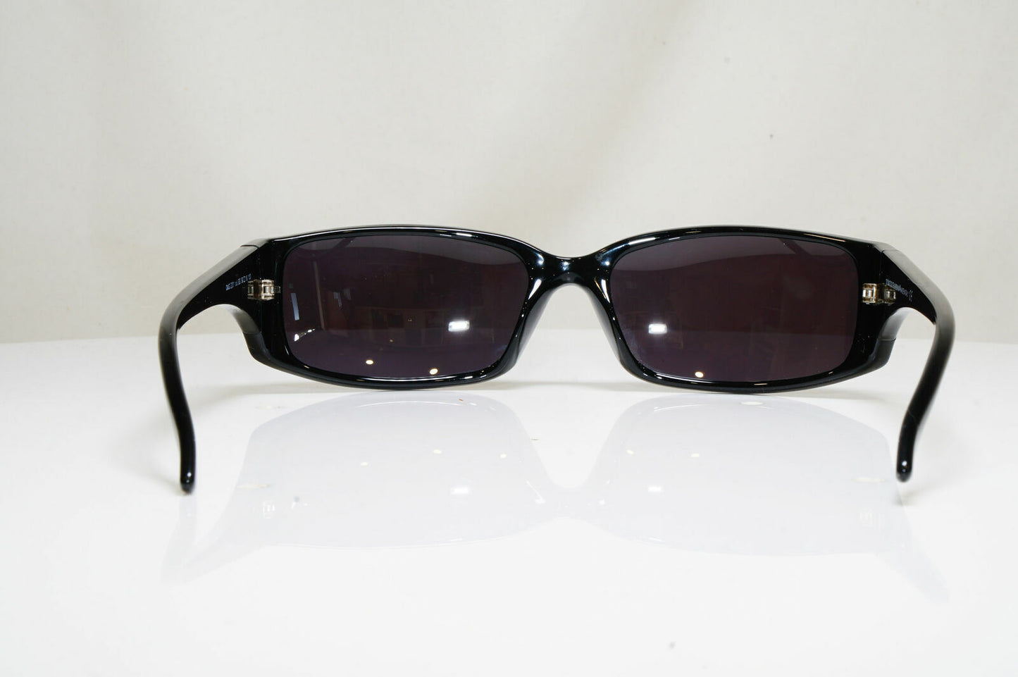 Authentic DOLCE & GABBANA Vintage Sunglasses Black Rectangle D&G 2201 B5 26535