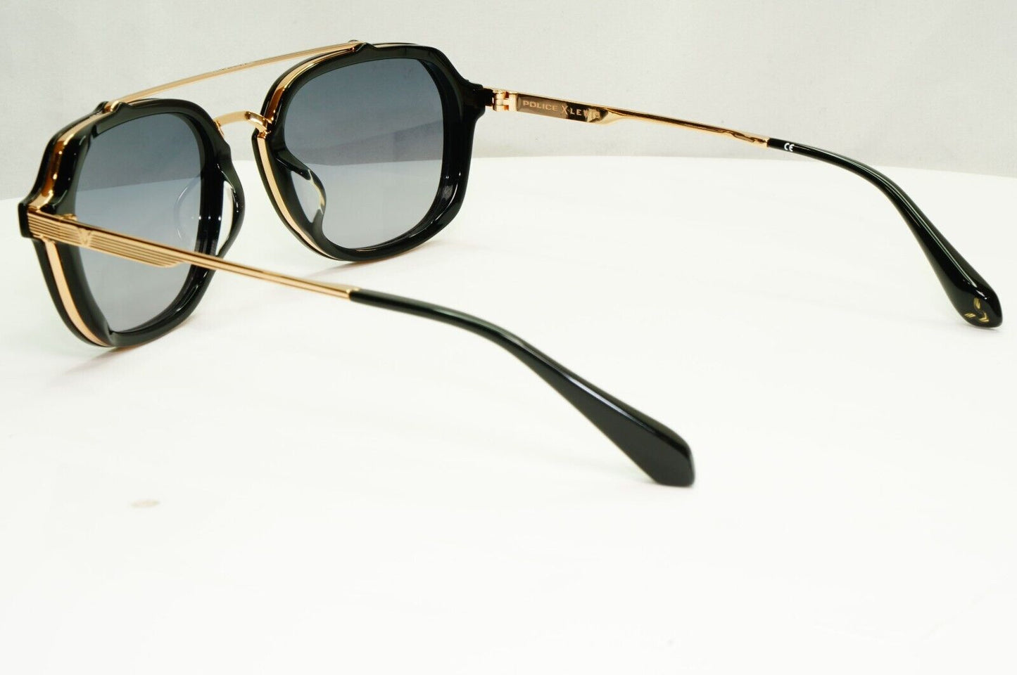 Police Sunglasses Lewis Hamilton F1 Black Gold Smoke Gradient SPL A26 COL 0300