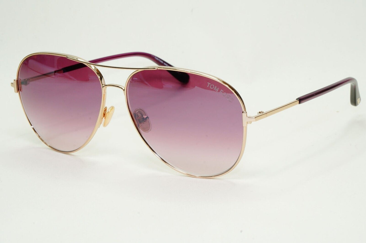 Tom Ford Sunglasses Clark Rose Gold Bordeaux Red Mirror Unisex FT0823 TF 823 28U