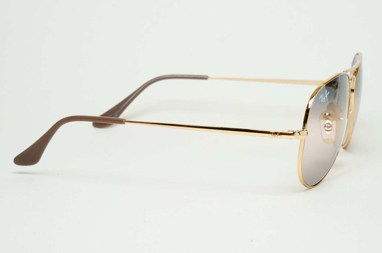 Ray-Ban Sunglasses Aviator II Gold Blue Grey Gradient RB 3689 001/GE Small 55mm