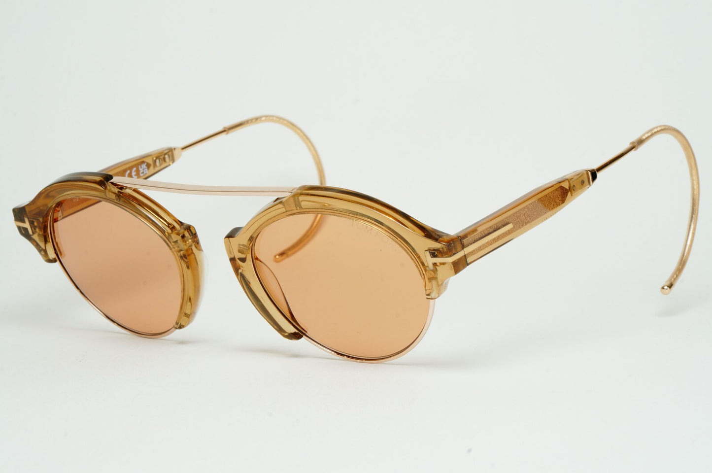 Tom Ford Sunglasses Farrah-02 Ear Loop Brown Honey Gold FT0631 TF 631 45E