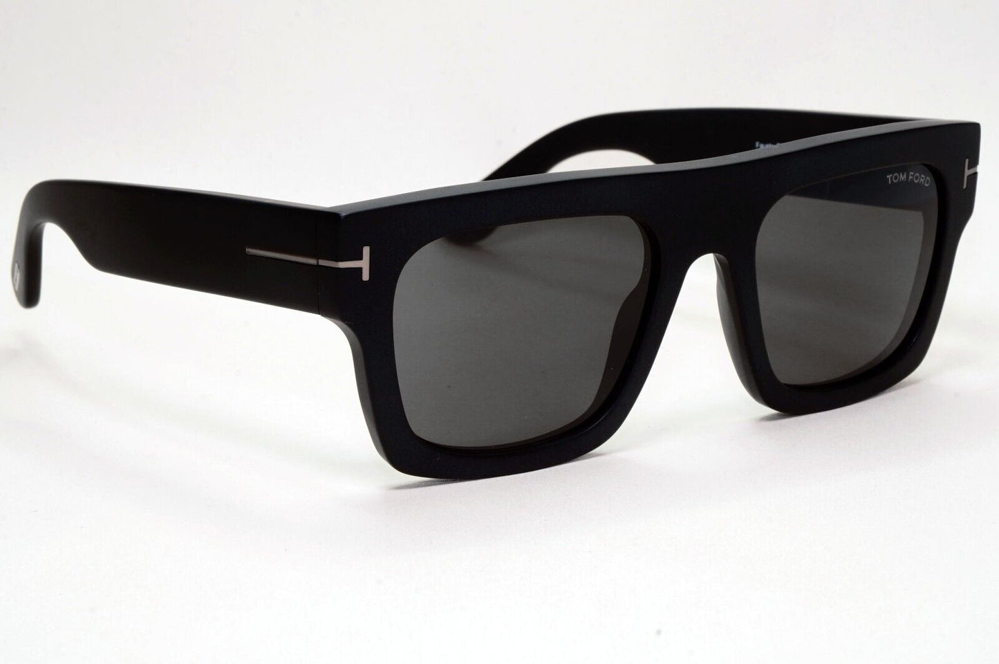 Tom Ford Sunglasses Fausto Black Square Grey Heavy Thick TF 711-N FT0711-N 02A