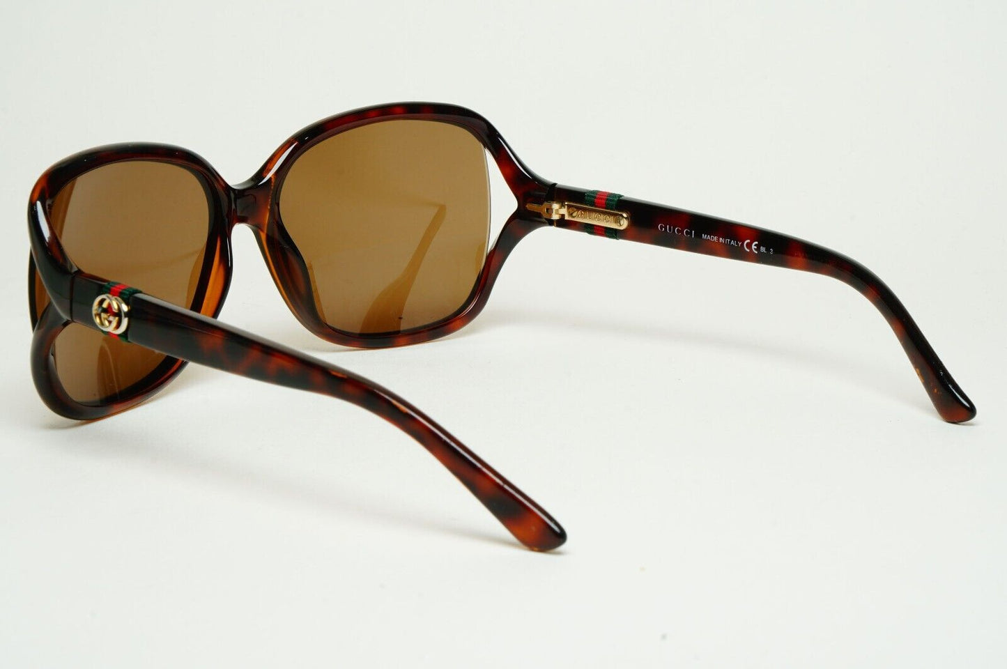 Gucci Sunglasses 2011 Ribbon Vintage Brown Gold GG 3646/S DWJHA 250125
