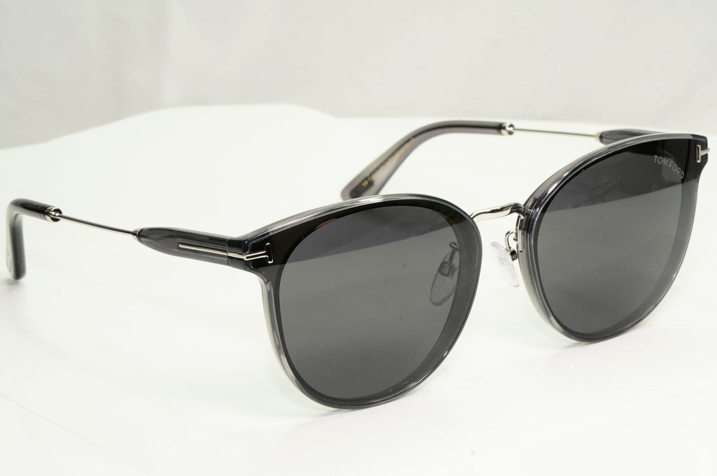 Tom Ford Grey Silver Sunglasses Smoke Square Womens FT0725-K TF 725-K 20A