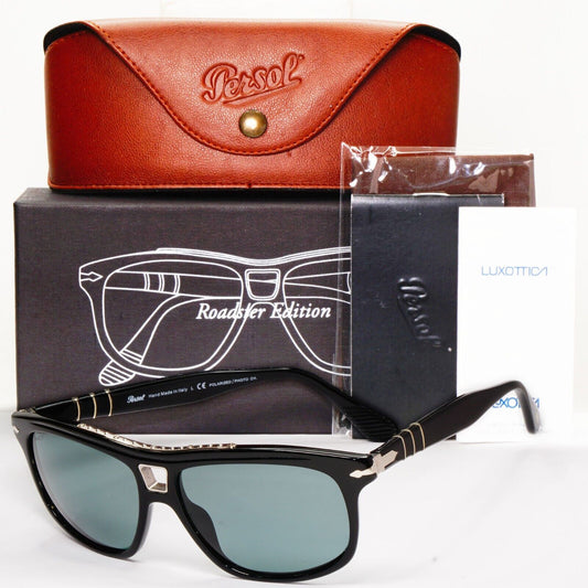 Persol Sunglasses 2011 Roadster Black Polarized Photo Chromic 3009-S 95/4N 58mm