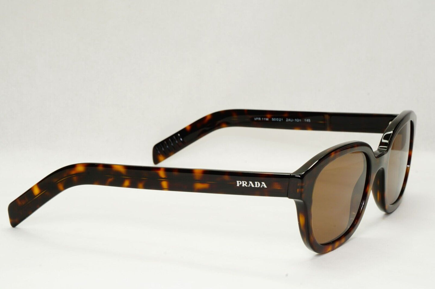 Prada Sunglasses Brown Tortoiseshell Thick Rims PR11WV VPR 11W 2AU-1O1 50mm