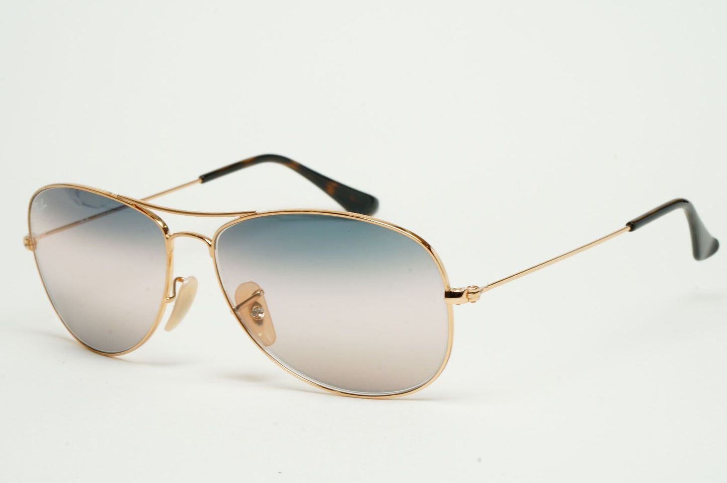 Ray-Ban Sunglasses Cockpit Gold Arista Gradient Pilot RB 3362 001/GE 59mm