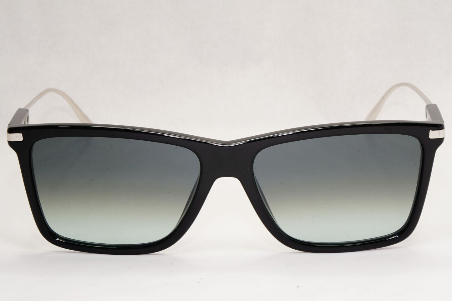 Prada Sunglasses Glass Lens Black Silver Grey Gradient PR01ZS SPR 01Z 1AB-06T