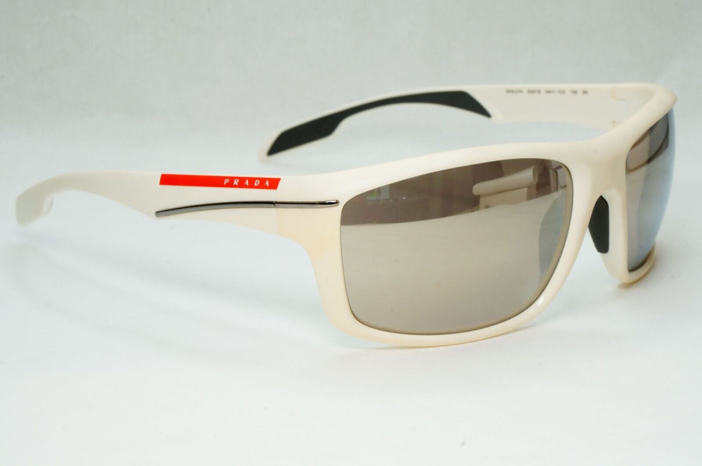 Prada Sunglasses 2012 White Grey Mirrored Silver PS01NS SPS 01N NAV-1C0