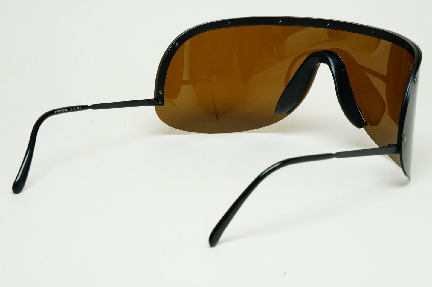 Porsche Design Sunglasses Titanium Brown Black P8000 Series Shield Visor P8479 C