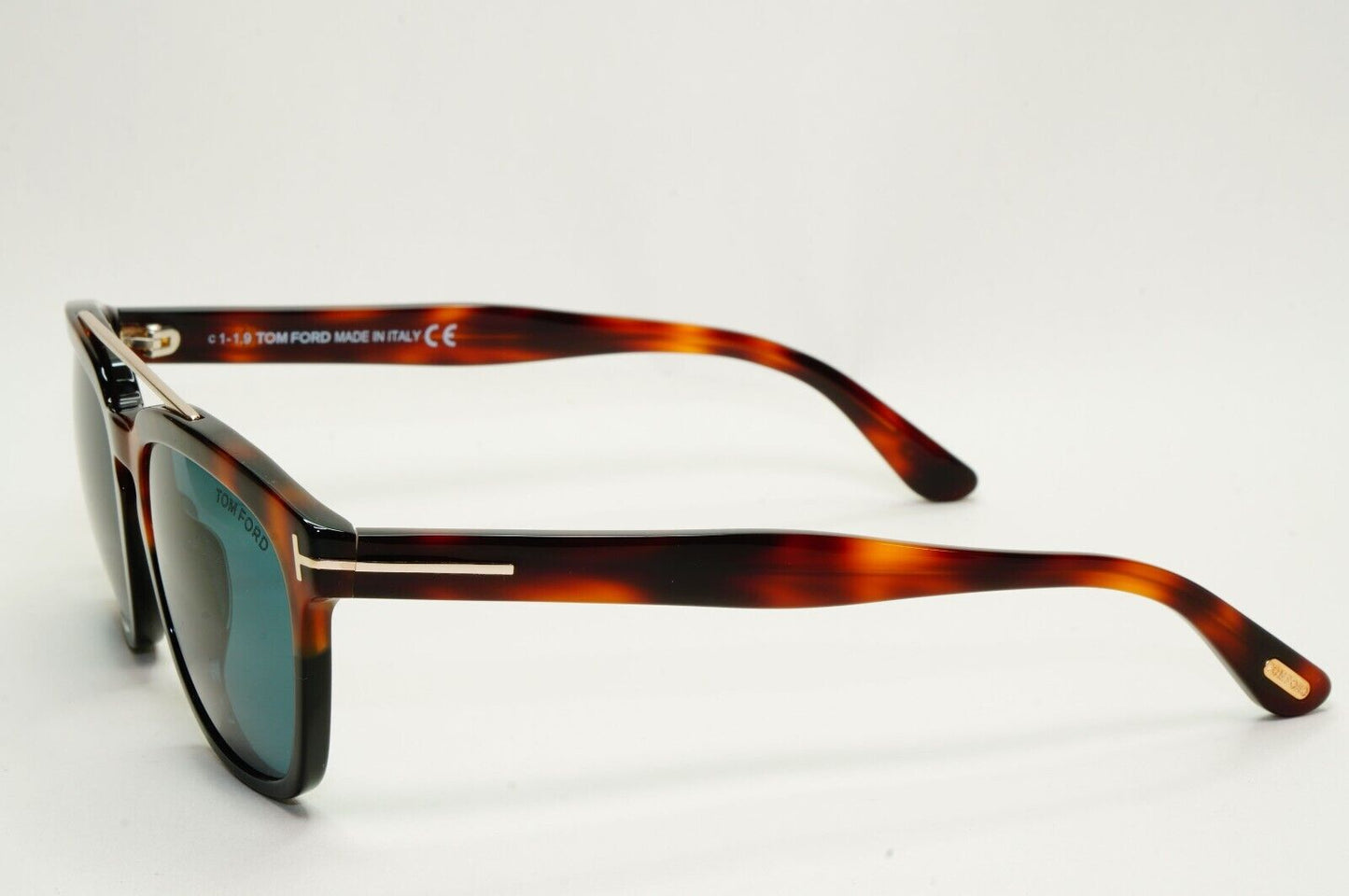 Tom Ford Sunglasses Holt Havana Brown Green Teal Bridge FT0516 TF 516 56N 54mm
