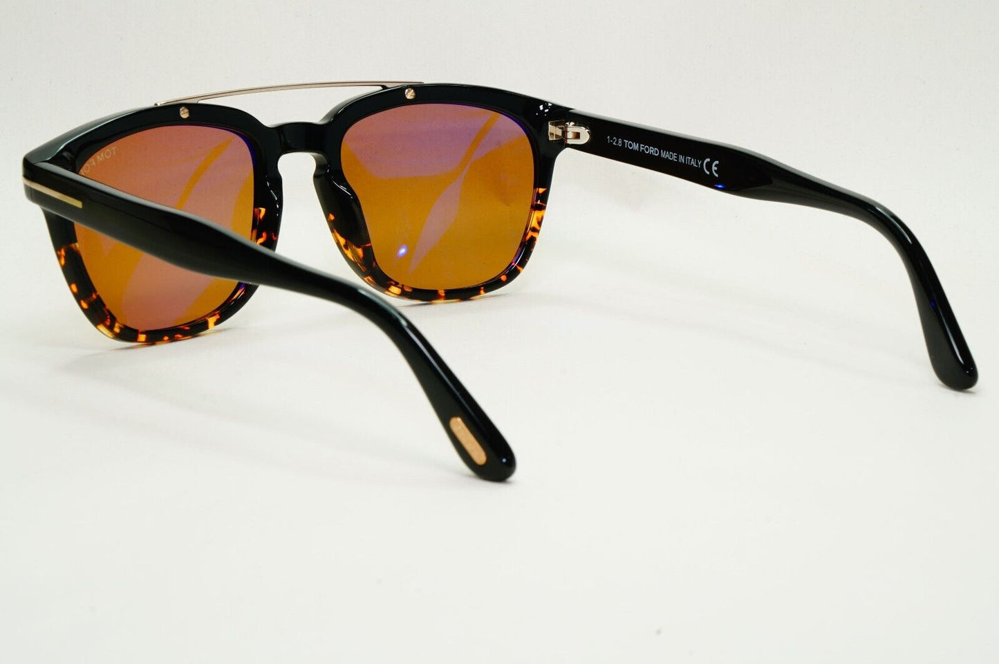 Tom Ford Sunglasses Holt Black Brown Havana Gold Bridge FT0516 TF 516 05E