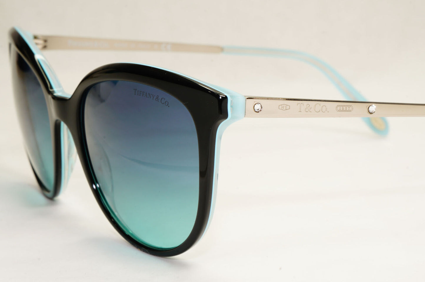 Tiffany & Co Sunglasses 2016 Black Blue Gradient TF 4117-B 8193/9S 180124