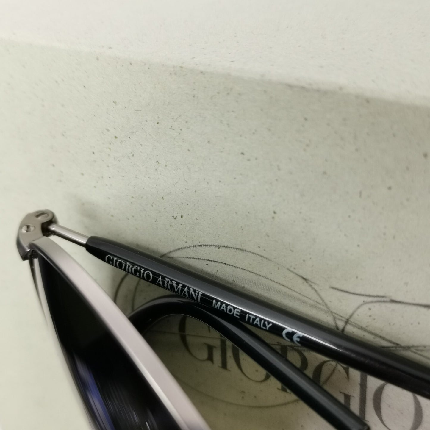 Giorgio Armani 1997 Vintage Sunglasses Blue Mirror Glass Silver 627 815/35 51mm