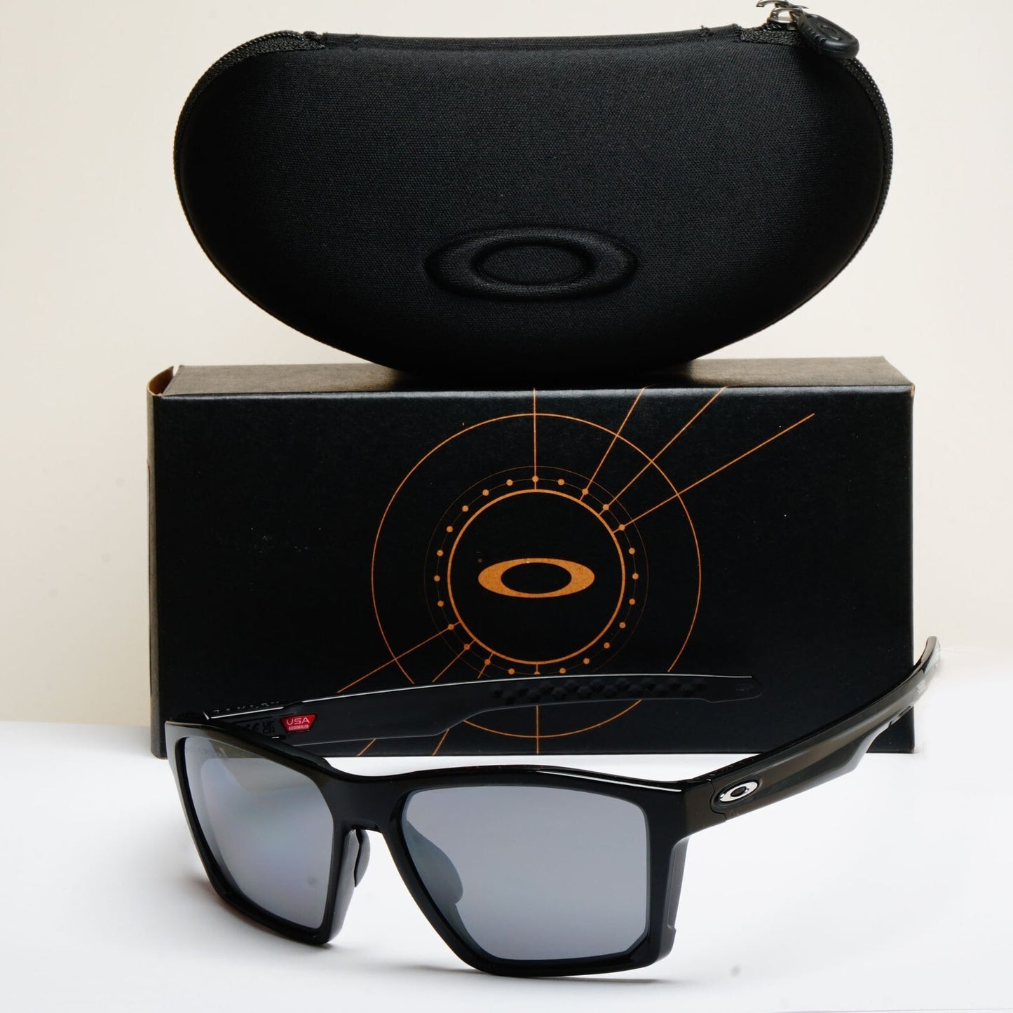 Oakley Sunglasses Polarized Targetline Black Polished Iridium Glossy OO 9397 08