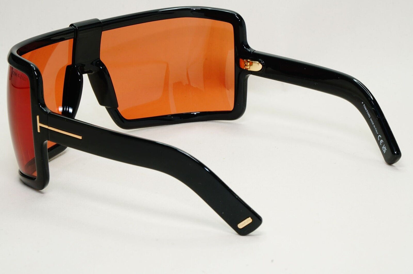 Tom Ford Sunglasses Parker Black Brown Oversized Square Wrap FT1118 TF 1118 01E