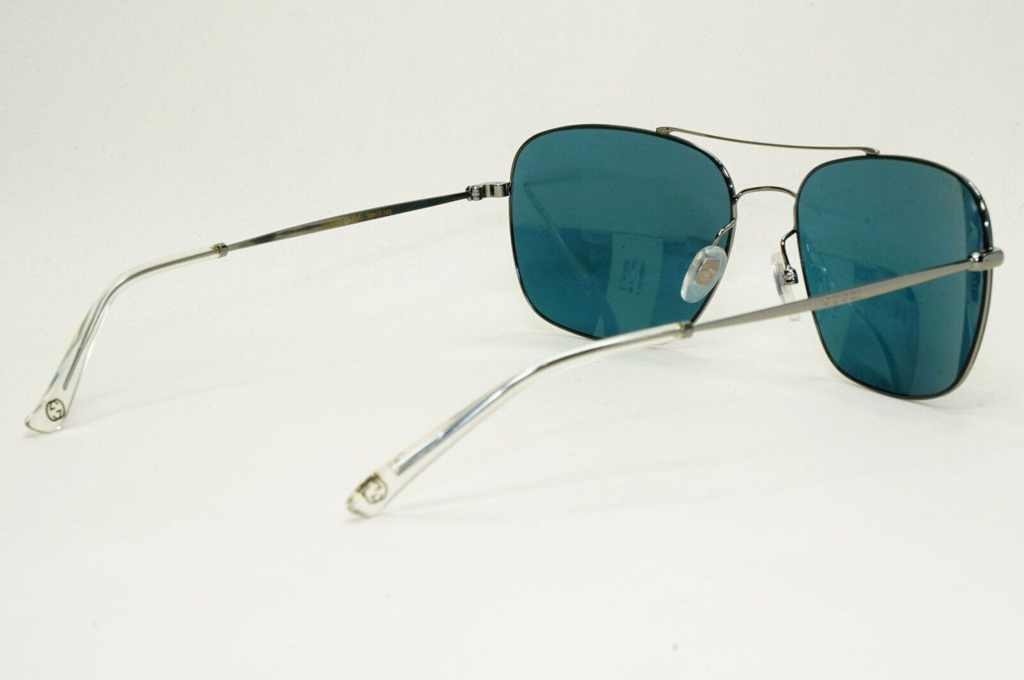 Gucci Sunglasses 2019 Ultralight Pilot Gunmetal Blue Teal GG 0503S 004 011124