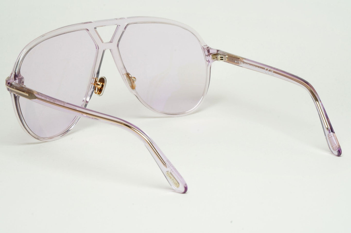 Tom Ford Sunglasses Bertrand Lilac Violet Oversized Pilot FT1061 TF 1061 78Y