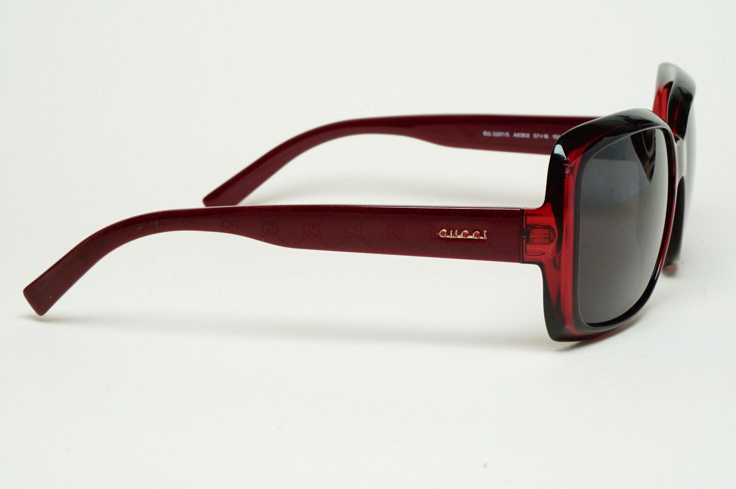 Gucci Sunglasses 2011 Vintage Monogram Dark Red Bordo GG 3207/S A03K8 120125