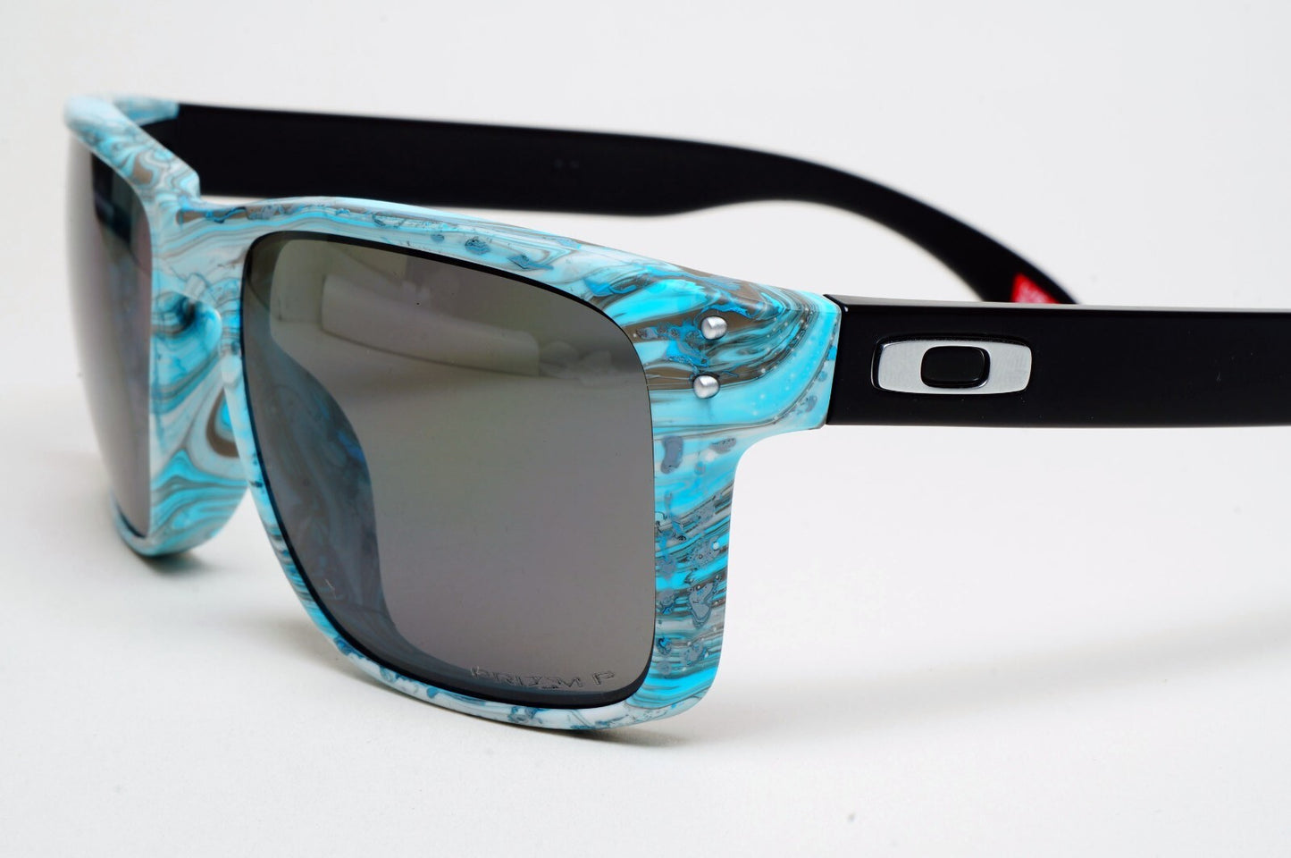 Oakley Sunglasses Holbrook Polarized Blue Sanctuary Swirl OO 9102 V855 57mm
