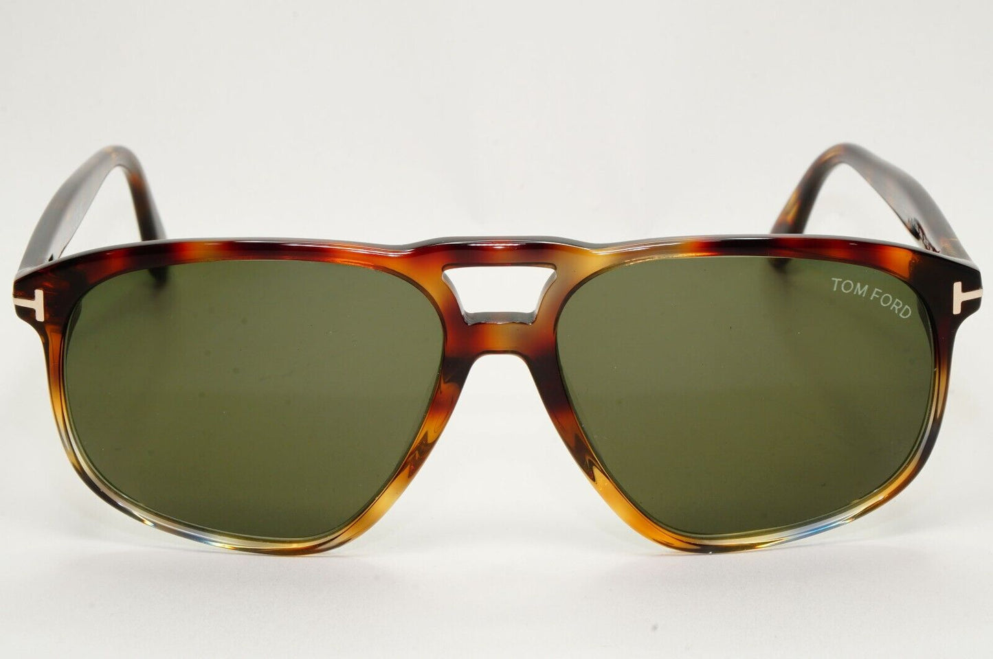Tom Ford Sunglasses Pierre-02 Brown Tortoise Green Navigator FT1000 TF 1000 56N