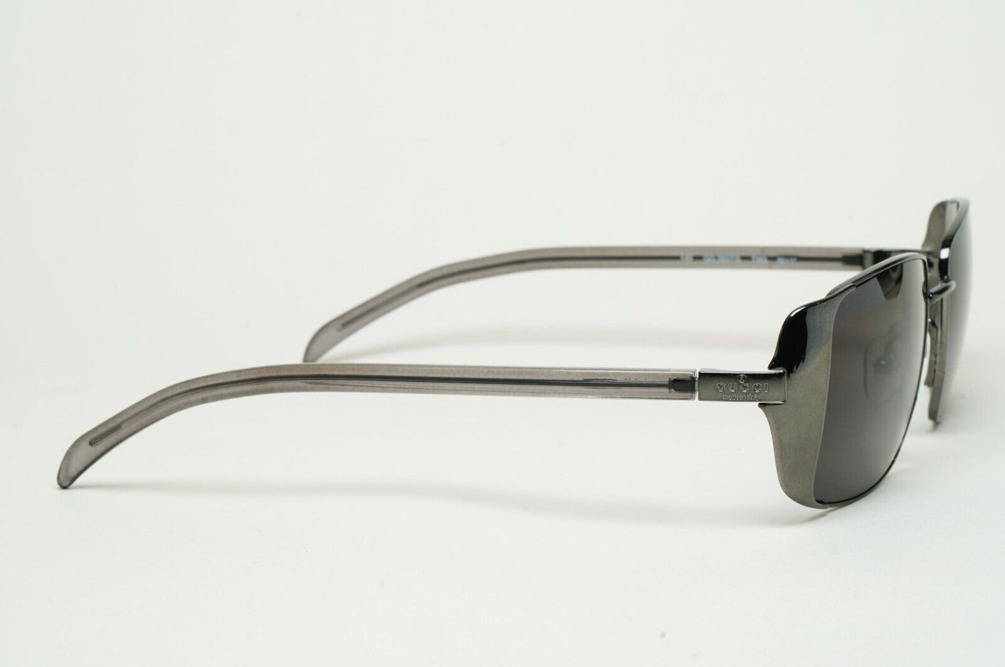 Gucci Sunglasses 1999 Vintage Black Gunmetal Squre GG 2657/S TW3 52mm 100225