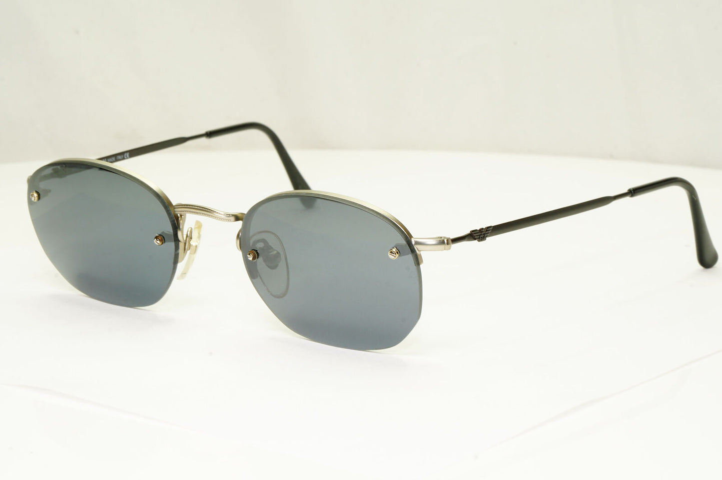Emporio Armani 1997 Vintage Sunglasses Mens Womens Black Grey 050-S 972-S/26