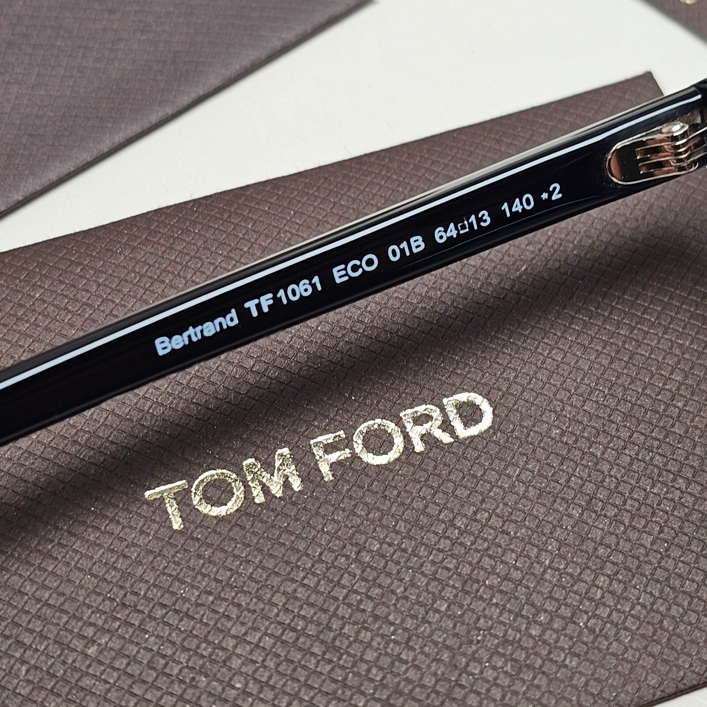 Tom Ford Sunglasses Bertrand Black Pilot Grey Gradient Large FT1061 TF 1061 01B
