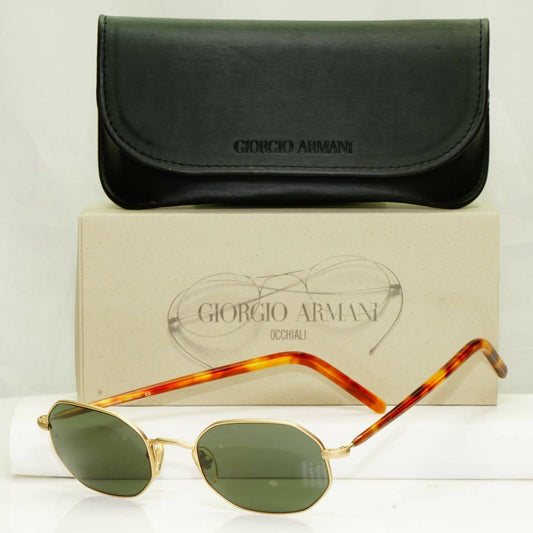 Authentic Giorgio Armani 1997 Vintage Sunglasses Gold Men Women 664 904/31
