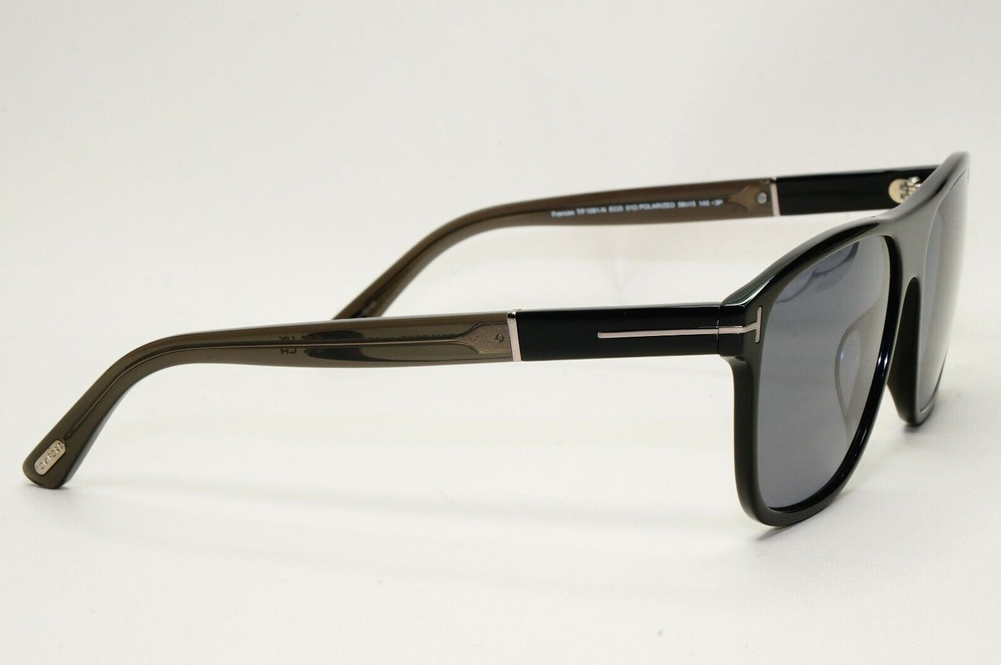 Tom Ford Sunglasses Black Polarised Square Frances FT1081-N TF 1081-N 01D 58mm