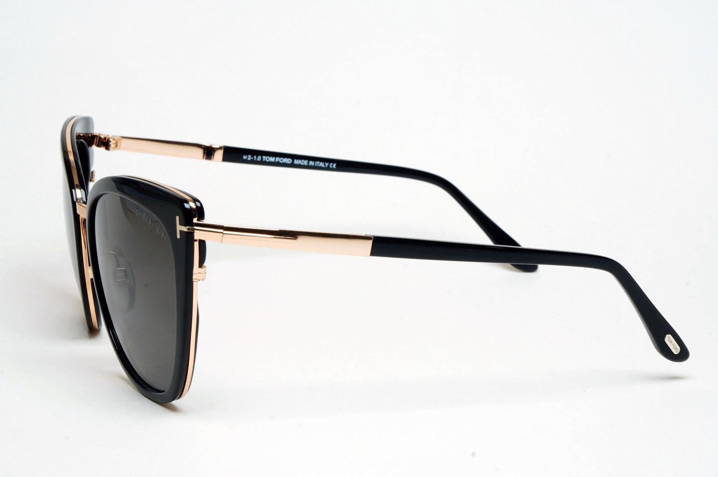 Tom Ford Sunglasses Simona Polarized Black Gold Grey FT0717 TF 717 01A