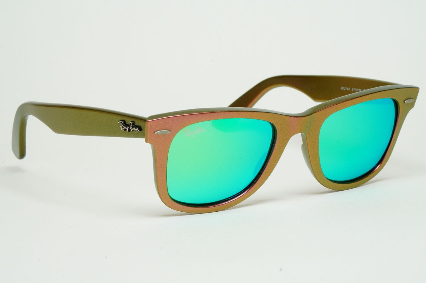 Ray-Ban Sunglasses Wayfarer Cosmo Jupiter Metallic Brown RB 2140 6110/19 200225