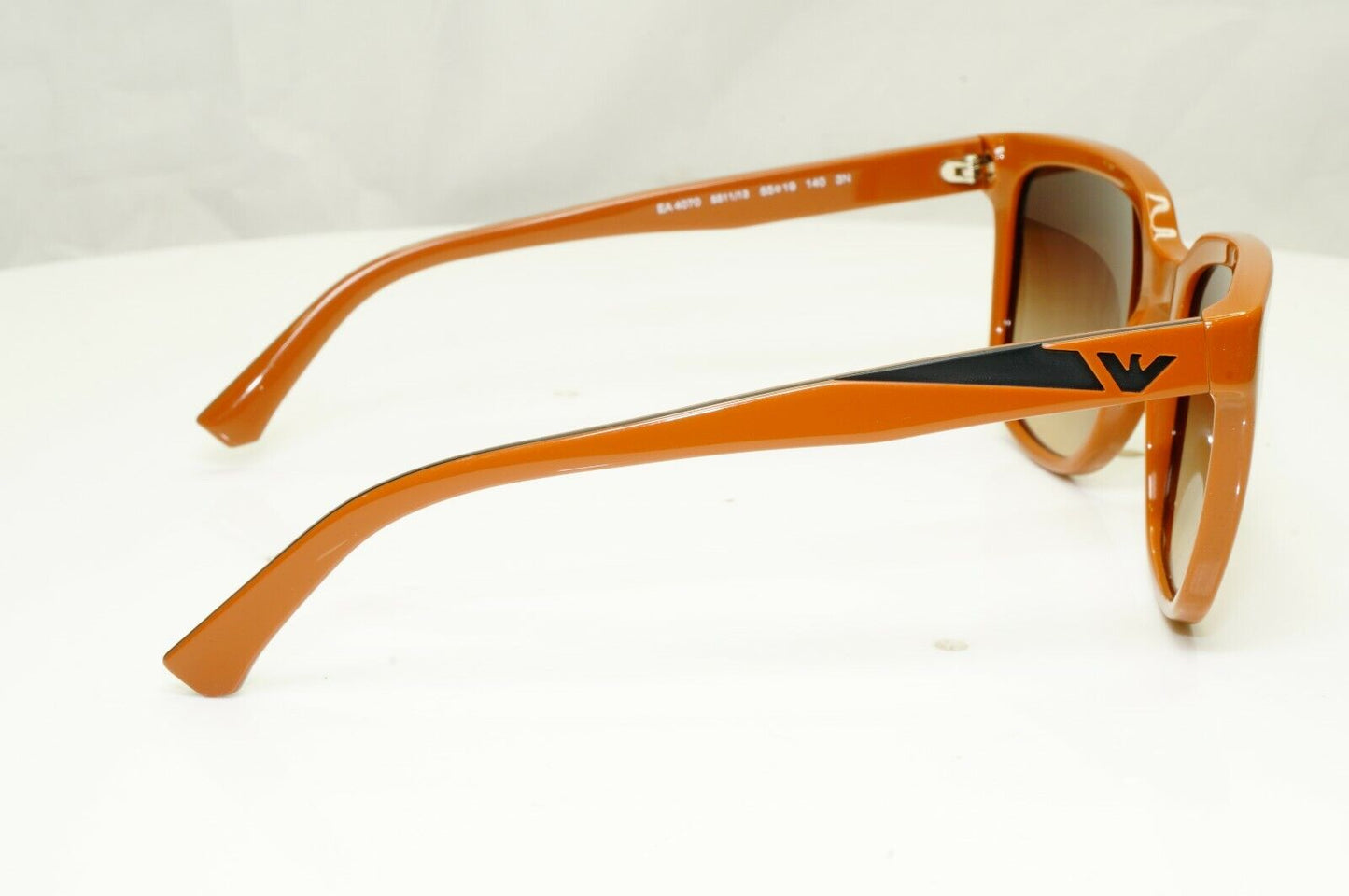 Emporio Armani Brown Square Gradient Fade Womens Sunglasses EA 4070 5511/13