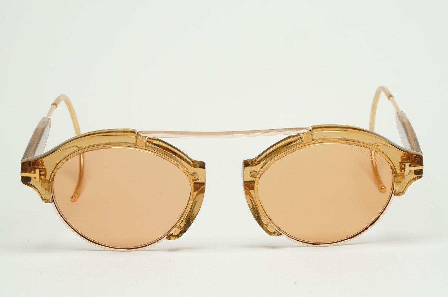 Tom Ford Sunglasses Farrah-02 Ear Loop Brown Honey Gold FT0631 TF 631 45E