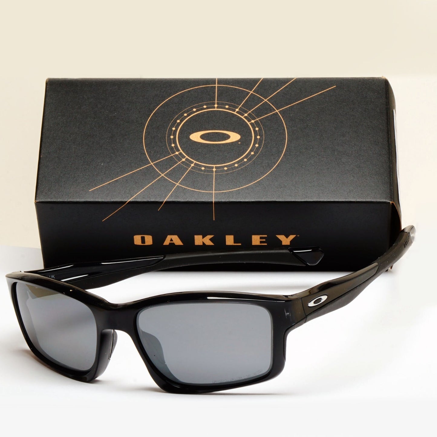Oakley Sunglasses Polarized Chainlink Black Ink Iridium Glossy OO 9247 09