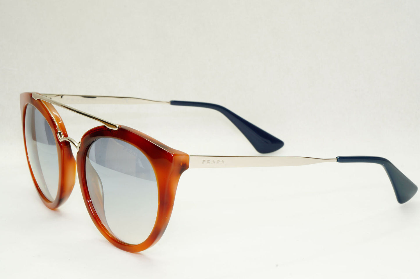 Prada Sunglasses Cinema Catwalk Brown Silver Mirror PR23SS SPR 23S USE-5R0