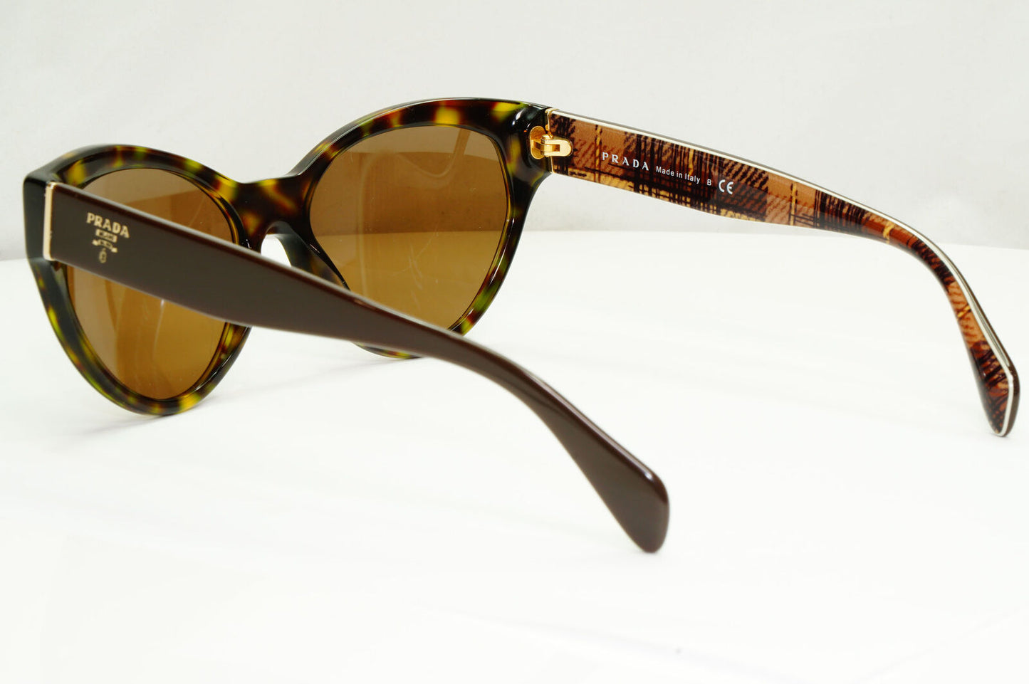 Prada 2015 Brown Sunglasses Square Tortoise Shell PR08SS SPR 08S 2AU-5J2 181022
