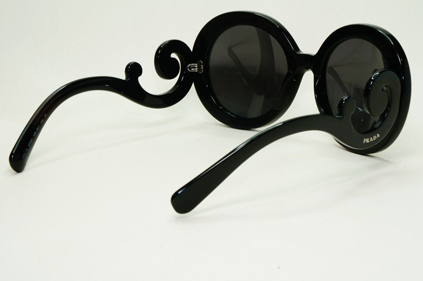 Prada Sunglasses Swirl Baroque Round Black PR27NS SPR 27N 1AB-3M1 250924