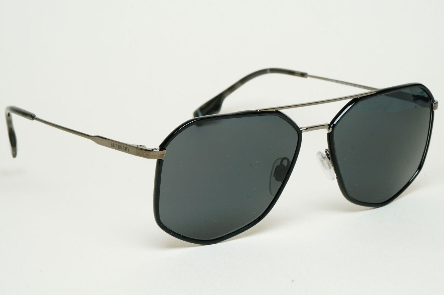 Burberry Sunglasses Ozwald Black Grey Navigator BE 3139 1144/87 58mm